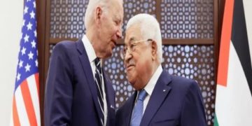 بائیڈن۔ محمود عباس ملاقات