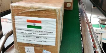 ہندوستان نے افغانستان کو 6 ٹن طبی امداد فراہم کی/ وزارت خارجہ