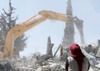 اسرائیلی افواج کے ہاتھو ں فلسطینی املاک کی مسماری جاری