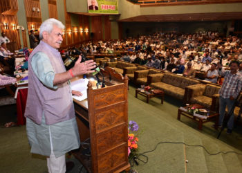 جموں کشمیر میں تعمیر ق ترقی کیلئے امن کی اشد ضرورت ، امن وشانتی میں ہی وکاس کو فروغ ملتا ہے