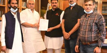 آل جے اینڈ کے پنچائت کانفرنس کے وفد نے لفٹینٹ گورنر سے ملاقات کی
