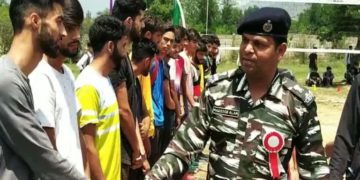 ترال میں سی آر پی ایف کی جانب سے والی بال ٹورنامنٹ کا اہتمام