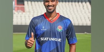 واشنگٹن سندر لنکاشائر کے لیے ڈیبیو کرنے کے لیے تیار