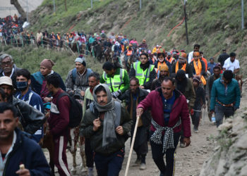 سالانہ امرناتھ یاترا2022کاساتواں دن