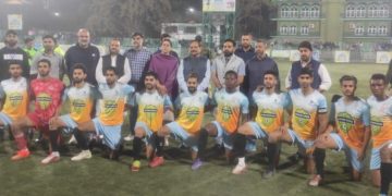 مشیر بٹھناگر نے دوسری پازٹیو کشمیر فُٹ بال چیمپین شپ 2022 کا افتتاح کیا