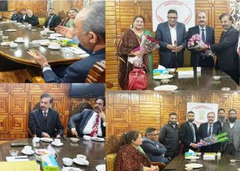 متعدد بار ایسو سی ایشنوں نے چیف جسٹس جموںوکشمیر اور لداخ ہائی کورٹ جسٹس علی محمد ماگرے سے ملاقات کی