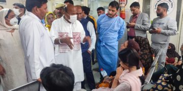 مرکزی وزیر مملکت ڈاکٹر وریندر کمار کا سرینگر کا دورہ