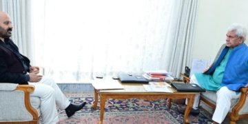 سابق وزیر ڈبلیو ڈبلیو اے او جموں و کشمیر کا وفد لیفٹنٹ گورنر سے ہوا ملاقی