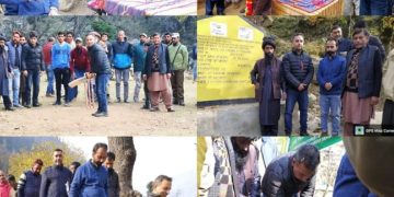 ناظم ضیاءخان کا سرکاری اِداروں کا دورہ اور سریندر میں دیہی ہاٹ کا اِفتتاح کیا
