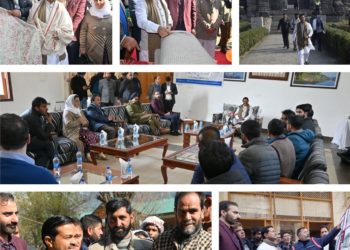 مرکزی وزیر مملکت بی ایل ورما نے اننت ناگ کا دو روزہ دورہ کیا شروع
