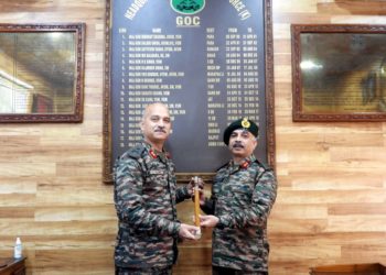 میجر جنرل موہت سیٹھ نے سنبھالاGOC کاو¿نٹر انسرجنسی کلو فورس کا عہدہ