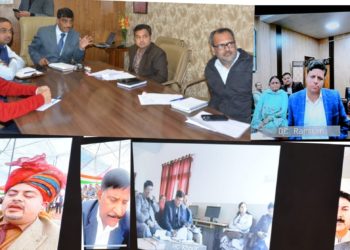 چیف سیکرٹری نے ایم ٹی ایم پی کے تحت جموں ڈویژن کے پربھاریوں کےساتھ بات چیت کی