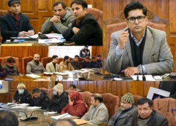 ڈی سی بانڈی پورہ نے یوم جمہوریہ تقریب کے سلسلے میں میٹنگ کی صدارت کی