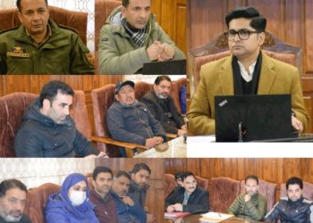 ڈی سی بانڈی پورہ نے ضلع روڈ سیفٹی کمیٹی میٹنگ کی صدارت کی