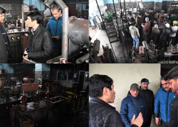 ضلع ترقیاتی کمشنر گاندربل نے علاقائی ٹرانسفارمر مرمت ورکشاپ کا لیاجائزہ
