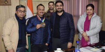 ڈی آئی پی آر نے نیشنل رولر سکیٹنگ گولد میڈلسٹ گگن سنگھ جموال کو مبارک باد دی