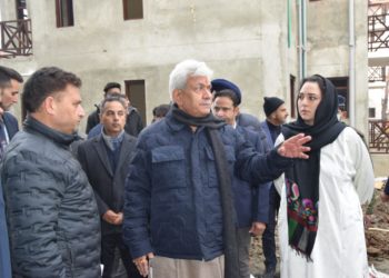 لیفٹیننٹ گورنر نے جاری تعمیراتی کام کا جائزہ لیا