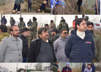 میئر سری نگر اور پرنسپل سیکرٹری مکانات و شہری ترقی محکمہ نے سری نگر میں بڑے پیمانے پر صفائی مہم شروع کی