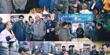 پرنسپل سیکرٹری صنعت و تجارت کا بڈگام میونسپلٹی کا دورہ