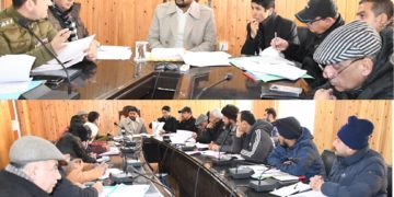 ڈی سی گاندربل نے روڈ سیفٹی کمیٹی میٹنگ کی صدارت کی