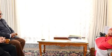 میئر جے ایم سی ، سابق نائب وزراءاعلیٰ اور جی او سی 16کور نے لیفٹیننٹ گورنر سے ملاقات کی