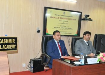 چیف جسٹس ( قائمقام) کی لداخ یوٹی کیلئے ورچیول معاملے کی سماعت شروع
