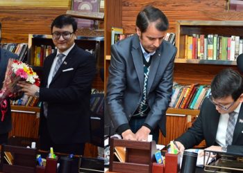 مِنگا شیرپا نے ڈائریکٹر انفارمیشن کا چارج سنبھال لیا