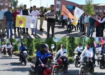 جی۔20:ڈی سی پلوامہ نے جسمانی طور خاص اَفراد کیلئے کرکٹ ٹورنامنٹ کا اِفتتاح کیا