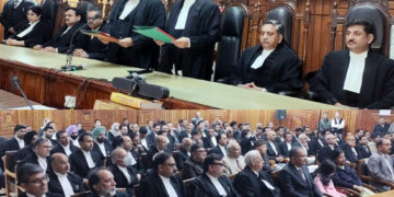 چیف جسٹس نے جسٹس اَتل سریدھرن کو عہدے کا حلف دِلایا