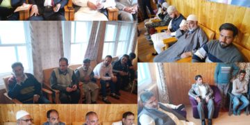 پلوامہ کا عوامی وفد الطاف بخاری سے ملاقی