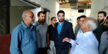 سی اِی او اِی آر اے اور ڈبلیو بی ٹیم نے برزلہ میں 120 بستروں والے سپیشلائزڈبون اینڈ جوائنٹس ہسپتال کے کام کا معائینہ کیا