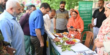 ڈی سی سرینگر نے دی کثیر البلاغ نمائش کی صدارت انجام