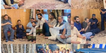 اپنی پارٹی لیڈران کا شوکت احمد میر کے چچا کے انتقال پر اظہار تعزیت