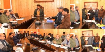 ڈی سی گاندربل نے زیڈ موراور زوجیلا ٹنل پروجیکٹ کیلئے حصول اَراضی کے معاملات کا جائزہ لیا