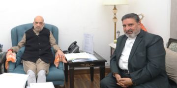 سید محمد الطاف بخاری نئی دلی میں مرکزی وزیر داخلہ سے ملاقی