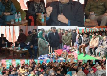طلعت پرویز نے سملر بانڈی پورہ میں میگا عوامی دربار کی صدارت کی