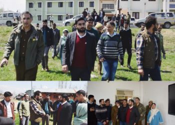 ڈسٹرکٹ الیکشن آفیسر بڈگام نے کلیکشن اور ڈسٹری بیوشن سینٹروں کا کیامعائینہ