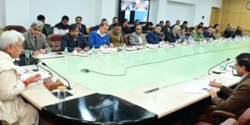 لیفٹیننٹ گورنر نے بجٹ اَخراجات پر اعلیٰ سطحی میٹنگ کی صدارت کی