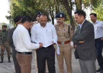 چیف الیکٹورل آفیسر نے راجوری کا کیادورہ