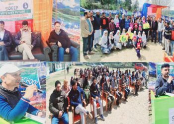  کپواڑہ کے مختلف تعلیمی کلسٹروں میں سویپ کے تحت ووٹر بیداری پروگرام کا اِنعقاد
