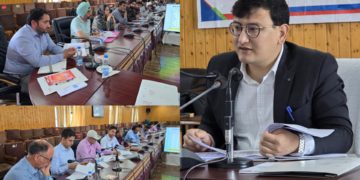 ضلع ترقیاتی کمشنر بارہمولہ منگا شیرپا نے اے سی پی 2023-24ءکے تحت پیش رفت کا جائزہ لیا