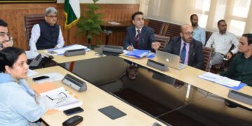 چیف سیکرٹری نے سکمز کی سٹینڈنگ کمیٹی میٹنگ کی صدارت کی