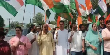 بی جے پی کے کسان مورچہ نے ترنگا ریلی بر آمد کی