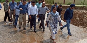 مندیپ کور نے جموں کے بارش سے متاثرہ علاقوں کا کیادورہ