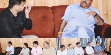نائب وزیر اعلیٰ نے سندر بنی اور نوشہرہ میں سیلاب کی صورتحال کا جائیزہ لیا