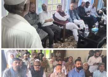 جاوید ڈار نے زعفران بیلٹ کا دورہ کیا