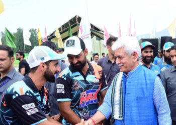 جموں و کشمیر یو ٹی نے ہندوستانی کھیلوں کے منظرنامے میں اپنی جگہ بنالی ہے/لیفٹنٹ گورنر