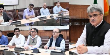 چیف سیکرٹری نے جموں وکشمیرمیں پی ایم وشو کرمایوجنا کی عمل آوری کا جائزہ لیا