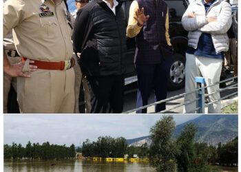 صوبائی کمشنر کشمیر نے سری نگر اور بڈگام میں سیلاب سے متاثرہ علاقوں کا کیا دورہ