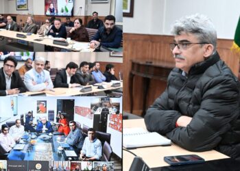 چیف سیکرٹری اور نیتی آیوگ نے جموںوکشمیر میں ٹیلی آئی سی یونیٹ ورک قائم کرنے کے طریقہ¿ کار پر تبادلہ خیال کیا